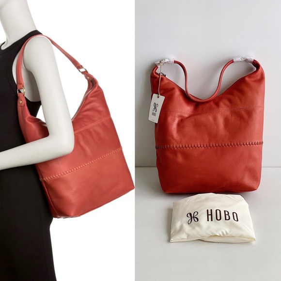 HOBO Handbags - ✨New HOBO Entwine Whipstitch Shoulder Bag Ginger